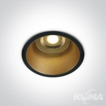 Dinar oprawa wpuszczana w sufit 50W GU10 IP20 czarny